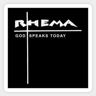 God Speaks Today, Rhema Word Sticker